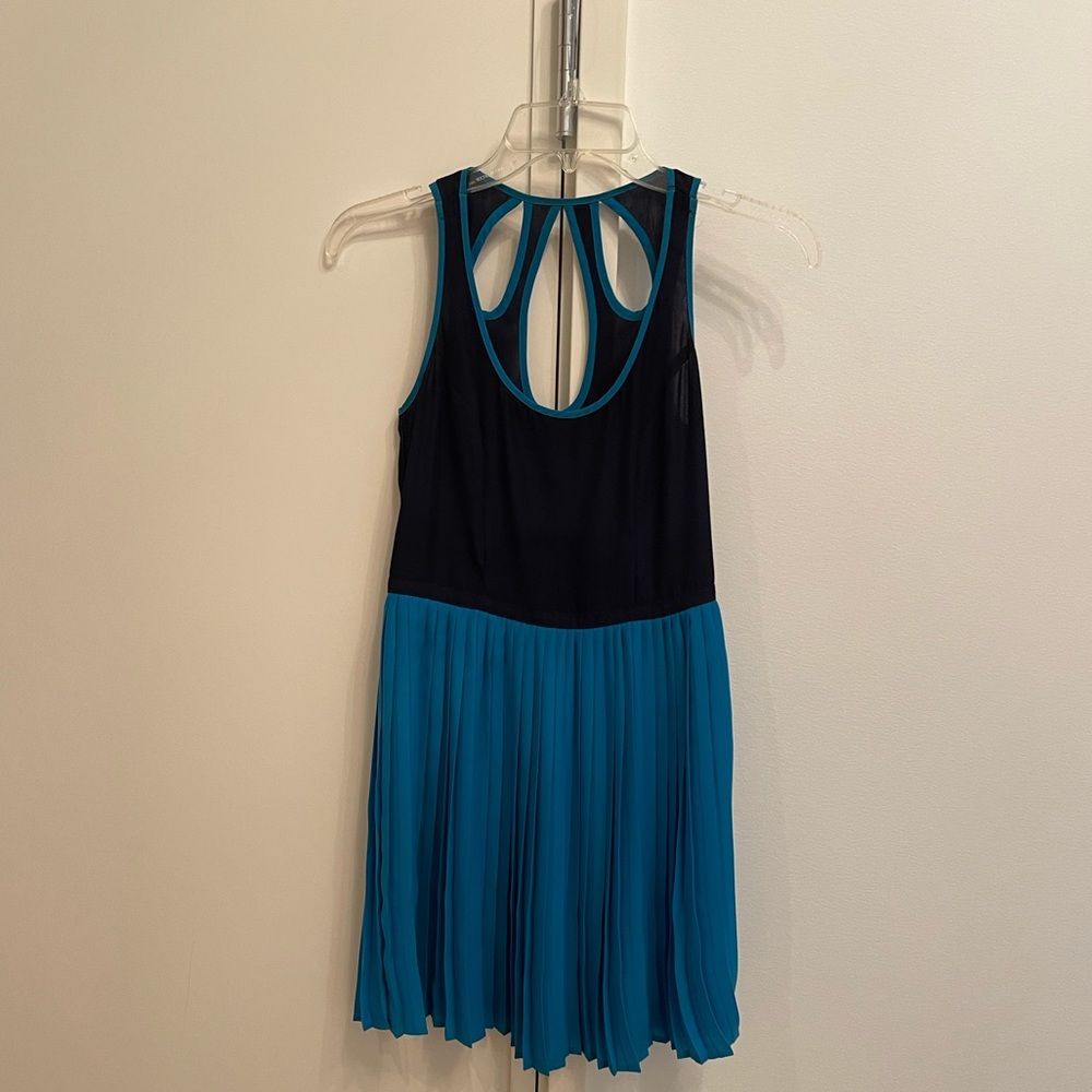 Cooperative Petite Blue Pleated Dress 00P